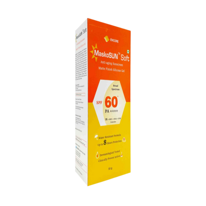 Maskosun Soft Anti-aging Sunscreen Gel SPF 60+ PA++++ 50gm