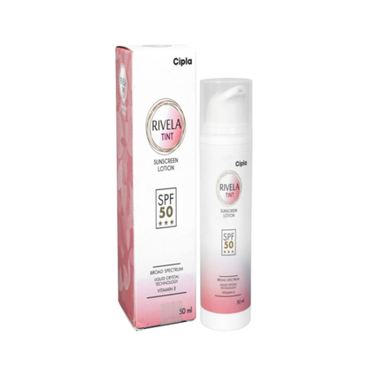 Rivela Tint Sunscreen Lotion SPF 50, 50ml