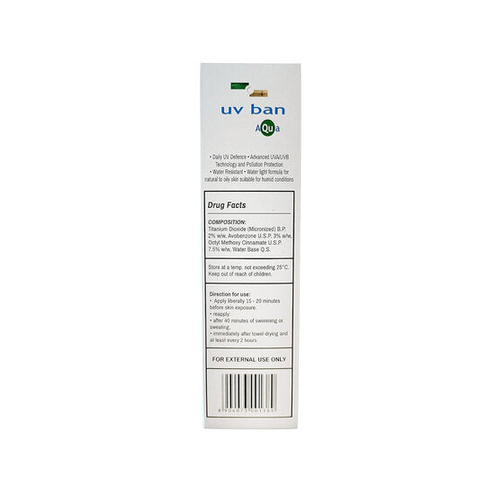 UV Ban Aqua Rich SPF 50+, 50gm