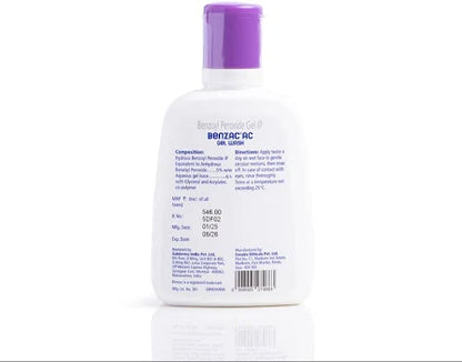 Benzac Ac 5% Gel Wash 100ml