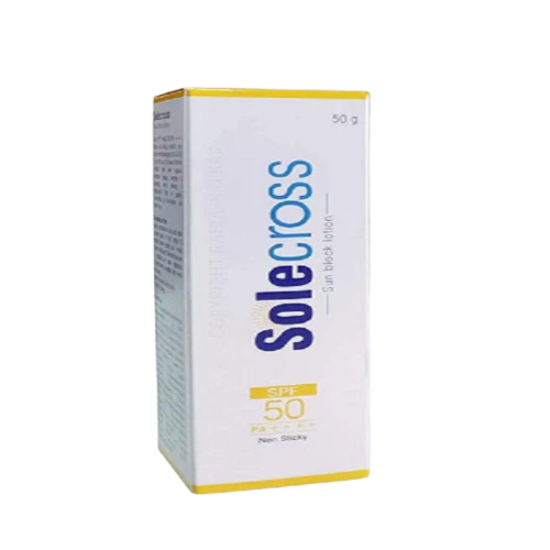 Solecross Sun Block Sunscreen Lotion SPF 50 PA++++ Non Sticky
