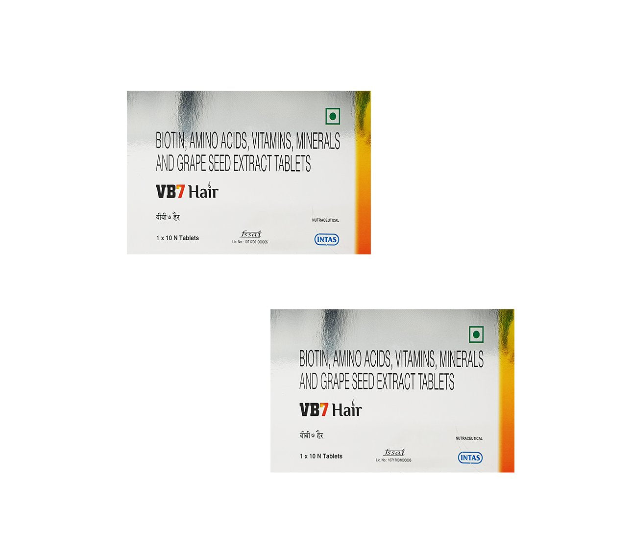 VB7 Hair Tablet (1 x 10 Tab) (pack of 2)